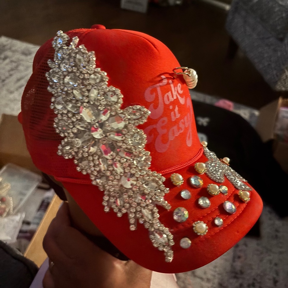 Rhinestone hat